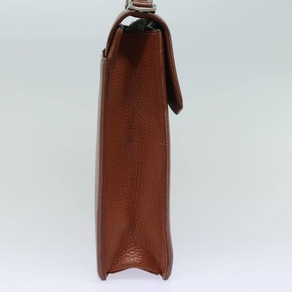 BURBERRY Hand Bag Leather Brown Auth ti1869 - Picture 4 of 16